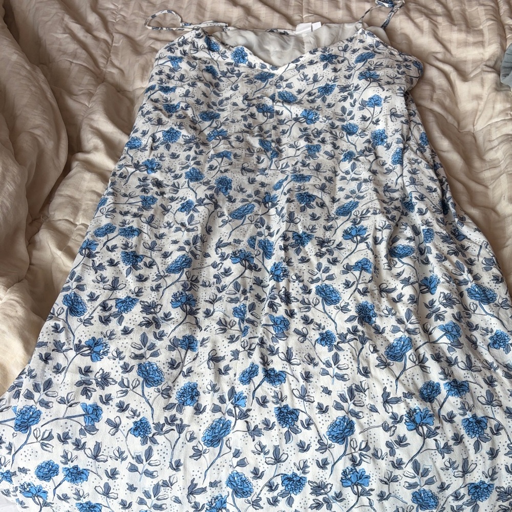 GAP Blue and White Floral Dress